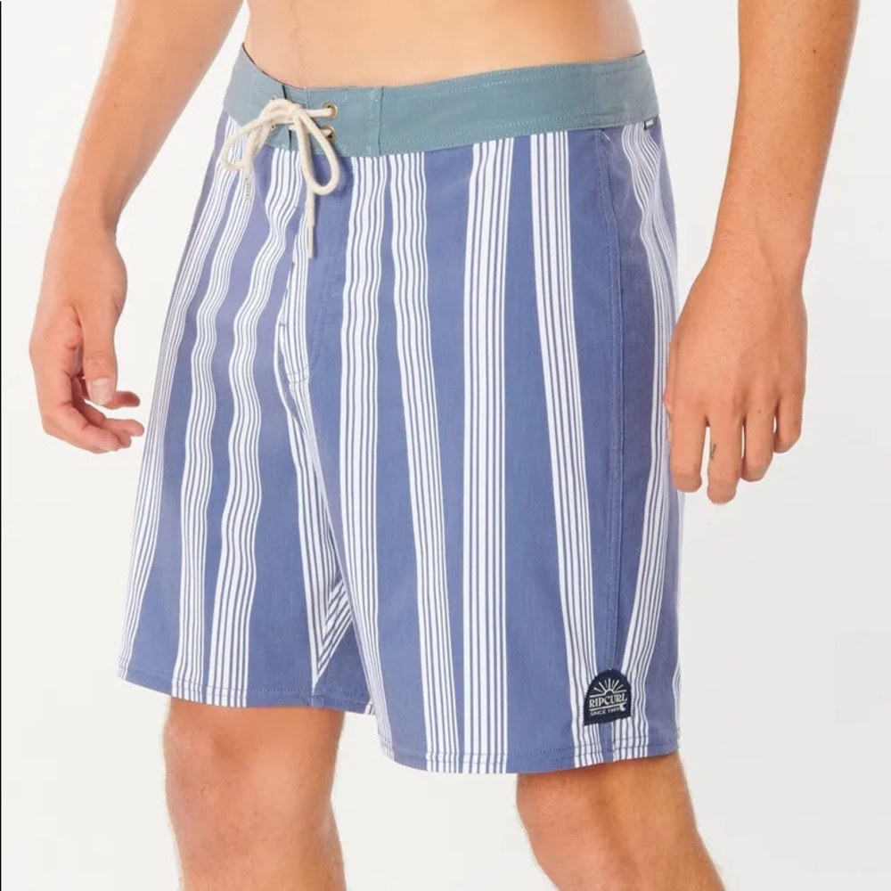 Rip Curl striped board shorts